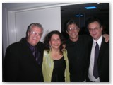 Romero, Gal, Ivan Lins and Paulo Jobim at Carnegie Hall