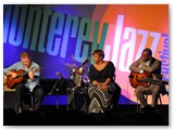 Romero Lubambo with Dianne Reeves and Russell Malone at the 2010 Monterey Jazz Festival